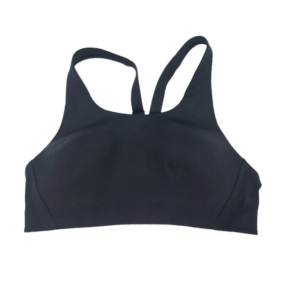 Athleta Black High Impact Racerback Open Mesh Back Advance Bra B-G Size 34B - Picture 1 of 4